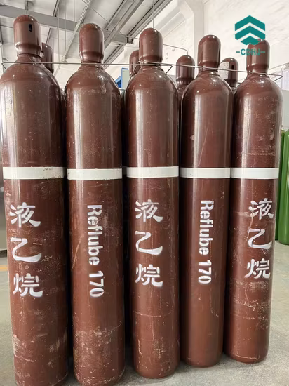 純度99.5%のC2h6エタンR170ガスを冷媒として使用